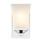 Z-Lite Darcy 1 Light Wall Sconce, Chrome & Etched Opal 1939-1S-CH - alternate 7
